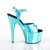 Pleaser Sandalia de Tacón ADORE-709HGCH Turquesa Holograma Metalizado EU-38 / US-8