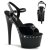 Pleaser Sandalia de Tacón ADORE-709LS Negro EU-35 / US-5