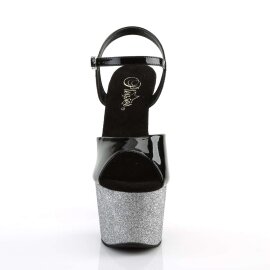 Pleaser Sandalia de Tacón ADORE-709OMBRE Negro...