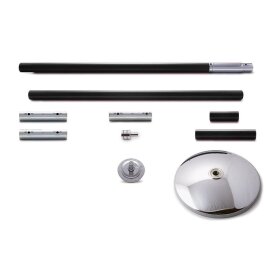 X-Pole XPert (NXN) Recubierto en Polvo Negro 45 mm 3,04 m...