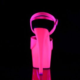 Pleaser Sandalia de Tacón ADORE-709UV Rosa Claro Neón EU-41 / US-11