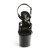 Pleaser Sandalia de Tacón ADORE-730 Negro Charol EU-35 / US-5