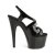 Pleaser Sandalia de Tacón ADORE-730 Negro Charol EU-38 / US-8