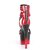 Pleaser Sandalia de Tacón ADORE-766 Rojo Negro EU-35 / US-5