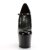 Pleaser Sandalia de Tacón ADORE-787 Negro Charol EU-35 / US-5