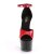 Pleaser Sandalia de Tacón ADORE-789 Rojo Negro Charol EU-36 / US-6