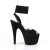 Pleaser Sandalia de Tacón ADORE-791FS Beige Imitación Ante EU-40 / US-10