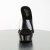 Pleaser Zapato Abierto ALLURE-601 Negro Transparente EU-35 / US-5