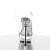 Pleaser Sandalia de Tacón ALLURE-608 Plata Transparente EU-35 / US-5