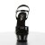 Pleaser Sandalia de Tacón ALLURE-609 Negro Charol EU-35 / US-5