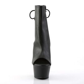 Pleaser Botín ASPIRE-1018 Negro Cuero Sintético EU-42 / US-12