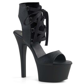 Pleaser Sandalia de Tacón ASPIRE-600-14 Negro...