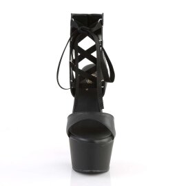 Pleaser Sandalia de Tacón ASPIRE-600-14 Negro...