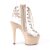 Pleaser Botín ASPIRE-600-30 Transparente Nude EU-35 / US-5