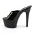 Pleaser Zapato Abierto ASPIRE-601 Negro Charol EU-35 / US-5