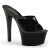 Pleaser Zapato Abierto ASPIRE-601 Negro Charol EU-37 / US-7