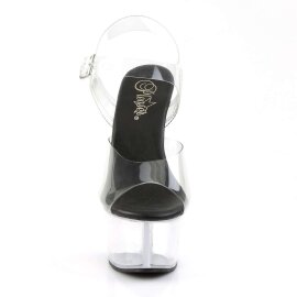 Pleaser Sandalia de Tacón ASPIRE-608 Negro...