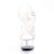 Pleaser Sandalia de Tacón ASPIRE-608 Plata Transparente EU-37 / US-7