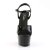 Pleaser Sandalia de Tacón ASPIRE-609 Negro Charol EU-37 / US-7