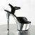 Pleaser Sandalia de Tacón ASPIRE-609 Negro Charol Plata Metalizado EU-37 / US-7