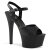 Pleaser Sandalia de Tacón ASPIRE-609 Negro Cuero Sintético EU-35 / US-5