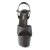 Pleaser Sandalia de Tacón ASPIRE-609 Negro Cuero Sintético EU-35 / US-5