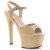 Pleaser Sandalia de Tacón ASPIRE-609 Crema Charol EU-35 / US-5