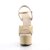 Pleaser Sandalia de Tacón ASPIRE-609 Crema Charol EU-35 / US-5