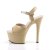 Pleaser Sandalia de Tacón ASPIRE-609 Crema Charol EU-37 / US-7