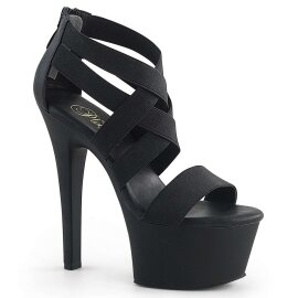 Pleaser Sandalia de Tacón ASPIRE-669 Negro...