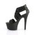 Pleaser Sandalia de Tacón ASPIRE-669 Negro Elástico Piel Sintética EU-35 / US-5