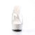 Pleaser Zapato Abierto BEJEWELED-601DM Plata Transparente Metalizado EU-39 / US-9