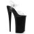 Pleaser Sandalia de Tacón BEYOND-008 Negro Transparente EU-35 / US-5