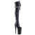 Pleaser Bota Alta BEYOND-3028 Negro Cuero Sintético EU-41 / US-11