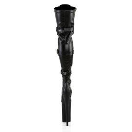 Pleaser Bota Alta BEYOND-3028 Negro Cuero Sintético EU-35 / US-5