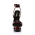 Pleaser Sandalia de Tacón BLONDIE-631-2 Negro  Charol Rojo EU-35 / US-5