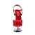 Pleaser Sandalia de Tacón CAPTIVA-609 Rojo Transparente EU-35 / US-5