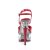 Pleaser Sandalia de Tacón CAPTIVA-609 Rojo Transparente EU-35 / US-5