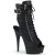 Pleaser Botín DELIGHT-1016-1 Negro Cuero Sintético EU-36 / US-6