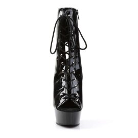 Pleaser Botín DELIGHT-1016 Negro Charol EU-35 / US-5