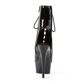 Pleaser Botín DELIGHT-1016 Negro Charol EU-39 / US-9