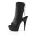 Pleaser Botín DELIGHT-1018 Negro Piel Sintética EU-39 / US-9