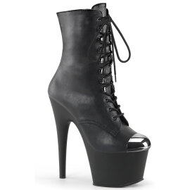 Pleaser ADORE-1020ESC Botines de Plataforma de cuero...