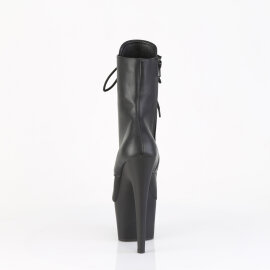 Pleaser ADORE-1020ESC Botines de Plataforma de cuero sintético Negro
