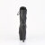 Pleaser ADORE-1020ESC Botines de Plataforma de cuero sintético Negro