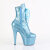 Pleaser ADORE-1020GP Botines de Plataforma de Charol con purpurina en color azul bebé