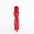 Pleaser ADORE-1020GP Botines de Plataforma de Charol con purpurina en color Rojo