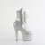 Pleaser ADORE-1020GP Botines de Plataforma de Charol con purpurina en color plateado