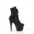 Pleaser ADORE-1020RS Botines de Plataforma con pedrería negra