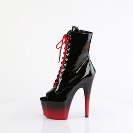 Pleaser ADORE-1021BR-H Botines de Plataforma de Charol Negro